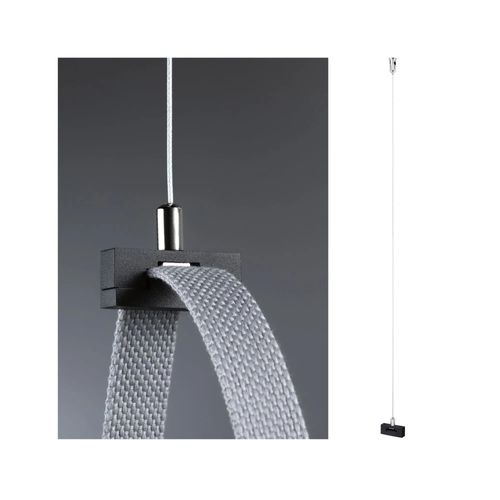 Uline Accesso Support Pendulaire 2m Noir Aluminium Plastique