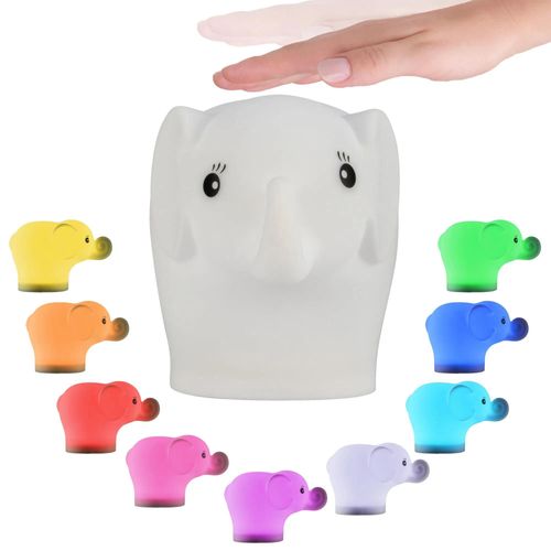 Pauleen Veilleuse Elephant 1,1w 40lm 3000k Usb Silicone Blanc 5v