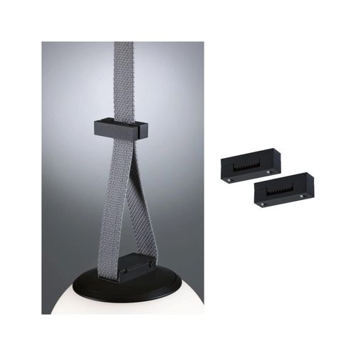 Uline Accesso 2x Pince À Sangle Noir Aluminium