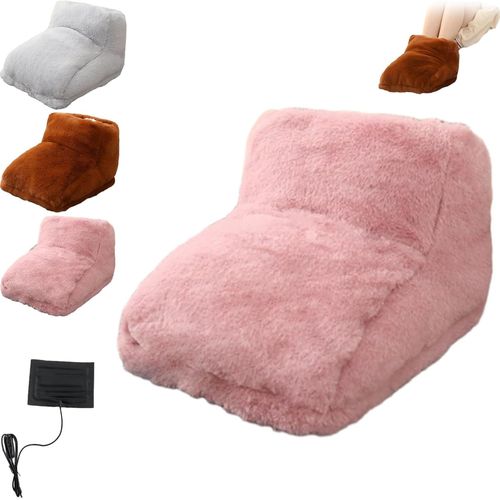Chauffe-pieds pour voiture, chargement USB, température réglable, chauffage pour la maison, chaussures chauffantes pour voiture, chauffe-pieds électriques en peluche, bottes chauffantes d'hiver é