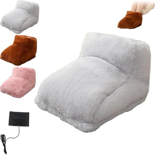 Chauffe-pieds pour voiture, chargement USB, température réglable, chauffage pour la maison, chaussures chauffantes pour voiture, chauffe-pieds électriques en peluche, bottes chauffantes d'hiver é