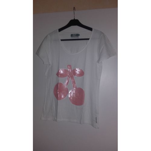 Tee Shirt Femme Taille L &#34le Temps Des Cerises&#34