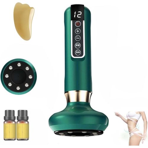 Appareil Anti-Cellulite Elouris, Masseur Anti-Cellulite Glowfit - Massage Anti-Cellulite Milow Glow Fit Avec 12 Modes D'aspiration, Nouveau Massage Anti-Cellulite Elouris 2025 Pour Le Ventre, Les
