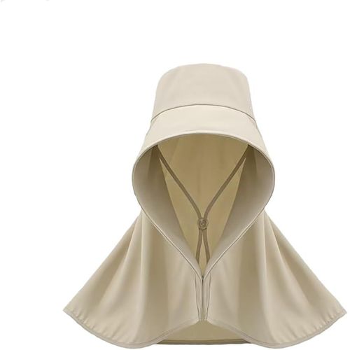 Chapeaux De Soleil D'extérieur Pour Femmes Avec Rabat De Cou Upf50+ Protection Solaire Châle À Large Bord Protection Été Plage Randonnée Pêche Chapeaux
