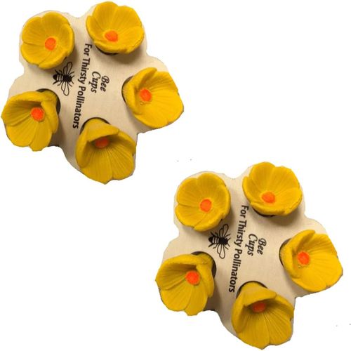 Gobelets D'arrosage Pour Abeilles | Fontaine À Papillons | Station D'eau Pour Pollinisateurs | Décoration De Jardin | Cadeau Pour La Faune Sauvage