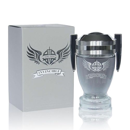 Eau De Parfum En Spray Invincible Pour Homme, 100 Ml. Notes De Bois De Gaïac, Patchouli, Mousse De Chêne Et Ambre Gris. Parfum Longue Durée, Idéal En Journée Ou Au Quotidien. 