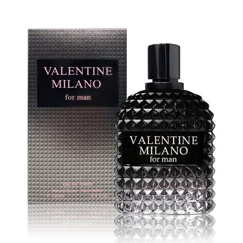 Eau De Parfum Pour Homme Valentine Milano 100 Ml. Parfum Boisé, Feuille De Violette, Vétiver Et Sel De Luxe Pour Homme. Parfum Premium Longue Durée. 