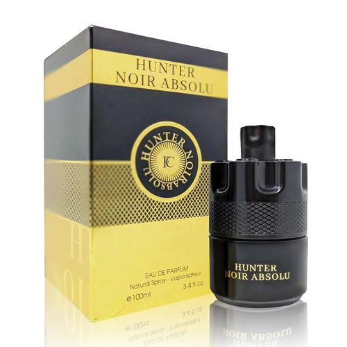 Eau De Parfum Hunter Noir Absolu Pour Homme, 100 Ml, Parfum Luxueux À La Bergamote, À La Lavande, À La Liqueur Et À La Mousse Pour Homme - Parfum Premium Longue Durée 