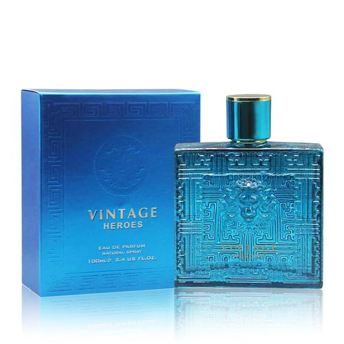 Eau De Toilette Pour Homme Vintage Heroes, Vaporisateur 100 Ml - Mélange Aromatique D'agrumes, D'épices Et De Bois, Parfum Longue Tenue Pour Homme, De Jour Comme De Nuit. 
