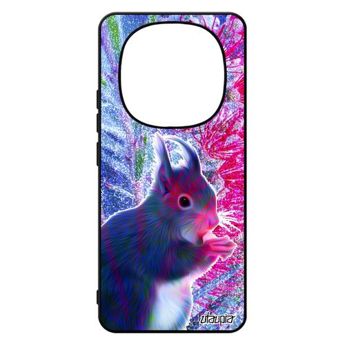 Coque Silicone Pour Redmi Note 14 Pro/14 Pro+ Plus 5g Ecureuil Souple Nature Design Mignon Telephone Animal Pas Cher Etui De Pour Xiaomi