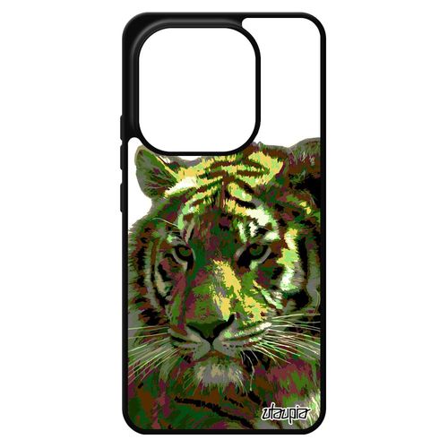 Coque Redmi Note 14 4g Europe Silicone Tigre Sauvage Tigresse Animaux Personnalis¿ Pop Art Souple Fauve Animal Design Felin Pour Xiaomi
