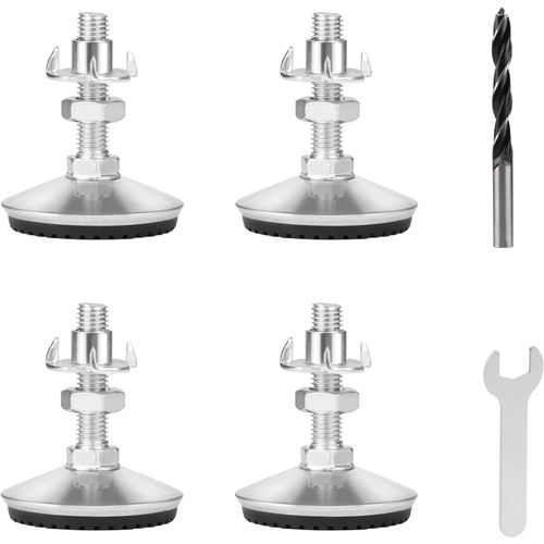 4 Pieds De Meuble Réglables, Pieds De Table En Métal M10×30 Mm, Pieds De Table Ajustables En Hauteur, Pieds De Table Avec Vis De Réglage Pour Les Jambes De Meuble[Jia5287418]