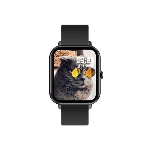 Montre Connectée 1.83' Appels Bluetooth Fit Touch Call Et Capteur De Santé Abyx Noir