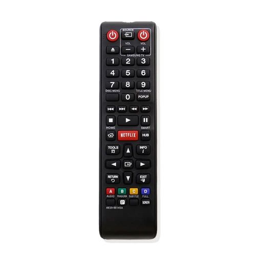 Remplacé À Distance AK59-00145A convient pour Samsung Lecteur DVD Blu-Ray BD-E5700 BD-E5900 BD-EM57 BD-EM59 BD-ES6000 BD-E5300 BD-E5400