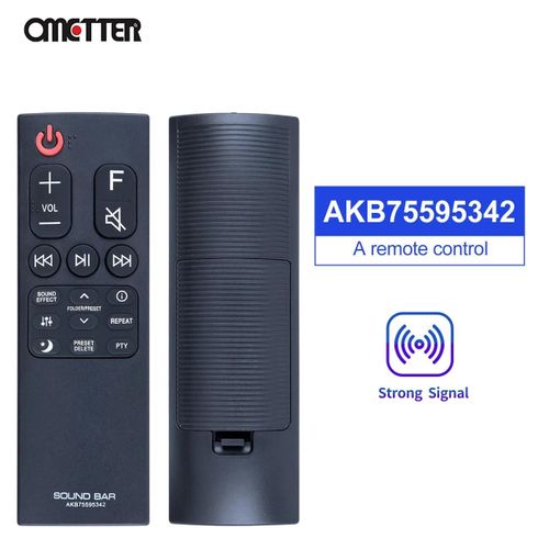 Télécommande pour barre de son, AKB75595342, éventuelles 2, PL5, SN6Y, SL6Y, SL6YF, SL5Y, SL7Y Black