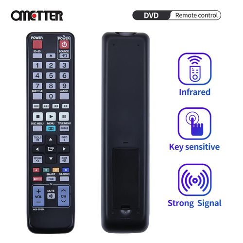 Télécommande AK59-00122A originale pour Samsung, compatible avec lecteur DVD Blu-ray AK59-00123A BD-D6500 BD-D6700 BD-D7000 BD-D7500 AK59-00122A