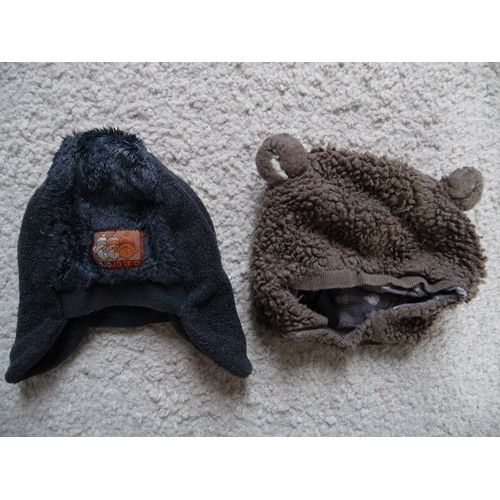 Lot De 2 Bonnets Pour Bébé Garçon Taille 6/12 Mois Idée Cadeau