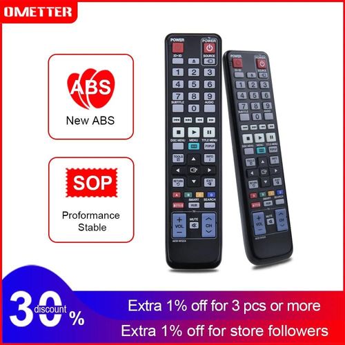 Nouveau AK59-00122A d'origine pour Samsung adapté pour lecteur DVD Blu-ray télécommande AK59-00123A BD-D6500 BD-D6700 BD-D7000 BD-D7500
