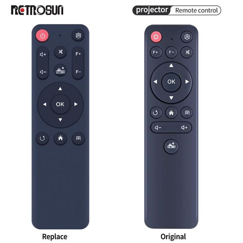 Télécommande pour Toumei Cocar T5 T6 V5 V6 V7, (TOUMEI COCAR T Series)(KECAG W10) 5G DLP Portable 1080P WiFi Projecteur de Film Replace