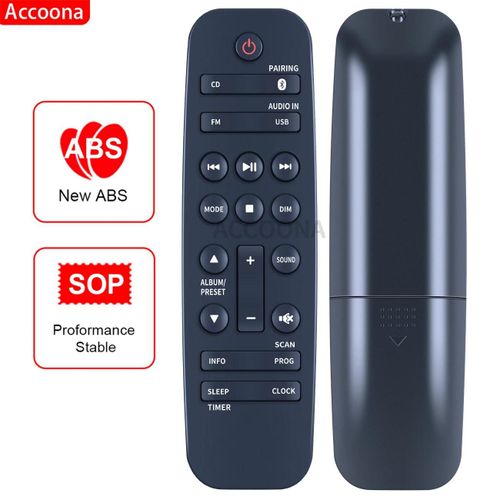 Télécommande pour Philips BTM3360 BTM3360/12 BM6 BM6B BM6B/10 BM60 BM60B/10 BM50 BM50B/10 système Audio Micro musique