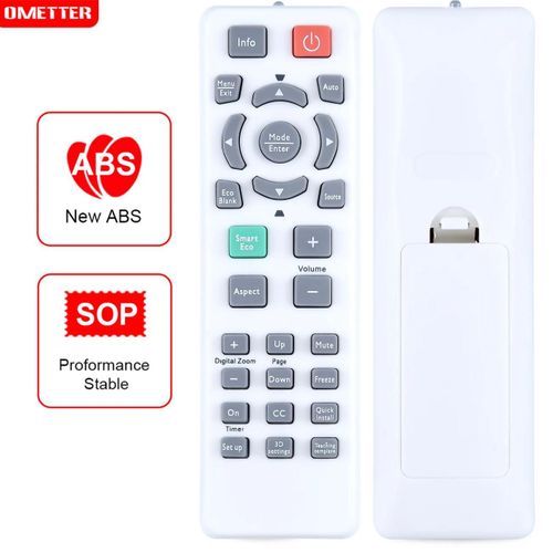 Télécommande Remplacé pour benq projecteur MS517 MX720 MW519 MS517F MS506 MX501 MH680 rc02 TH682ST SP890 W1400 W1500 W1070 +