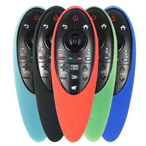 Étui en silicone coloré gaine de protection adaptée pour AN-MR500G série AN-MR500 maison Smart 3D TV télécommande étui couverture gaine Black CHINA
