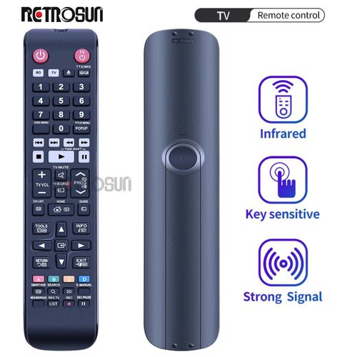 Nouvelle télécommande AK59-00176A adaptée au lecteur SAMSUNG BLU-RAY BD-H8500 BDH8900A/XY BD-H8500A/XY BD-H8900A/XY AK59-00176A