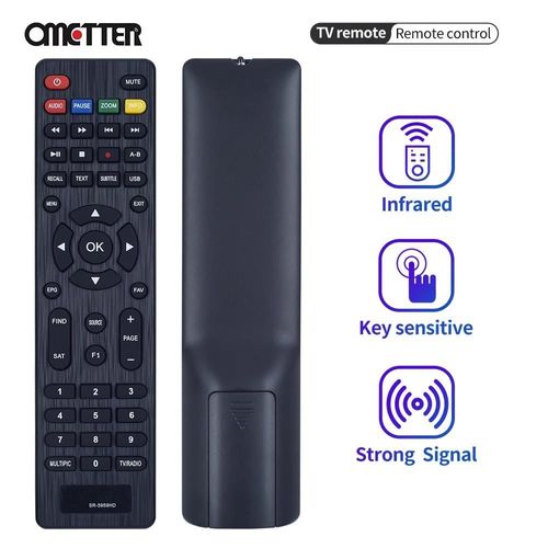 Nouveau Convient pour STARSAT 200hd Extreme 4k TV Télécommande SR-5959HD Black