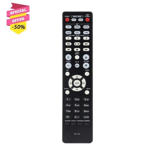 Télécommande RC-1173 RC1173, contrôleur de remplacement Compatible avec récepteur AV Denon PMA-520AE PMA-720AE PMA-720 DCD-520AE RC-1173