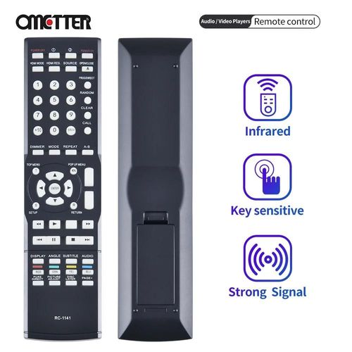 Denon ¿ télécommande de remplacement pour lecteur DVD BLU-RAY RC-1141/DBP-4010UD, DBP-A100 RC-1141