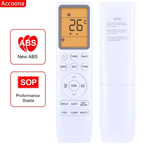 Télécommande pour NØCOMPANY IS ORION PRO tesila instabilité F & U DC-902 royal clima Onduleur LSLU-12BRN Climatiseur