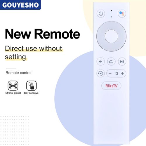 Télécommande pour la baignade, RiksTV avec Google Assistant, Strømmeboks, Nouveau, WH200319C, ROH, SRT412
