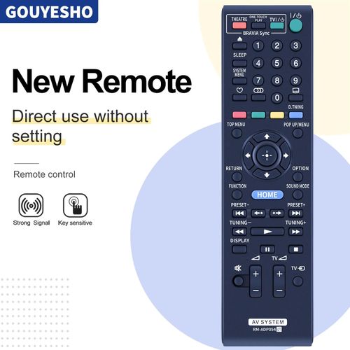 Télécommande RM-ADP054 pour Sony Blu-ray Disc DVD Home cinéma BDV-E370 BDVE570