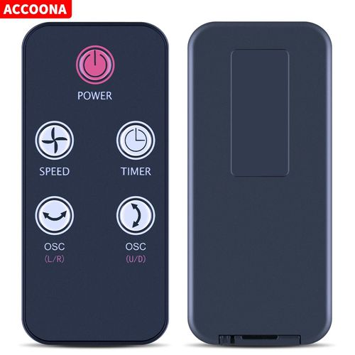 Télécommande pour ventilateur de bureau Ozeri OZF6 Brezza lll, double oscillant, haute vitesse, 10 pouces
