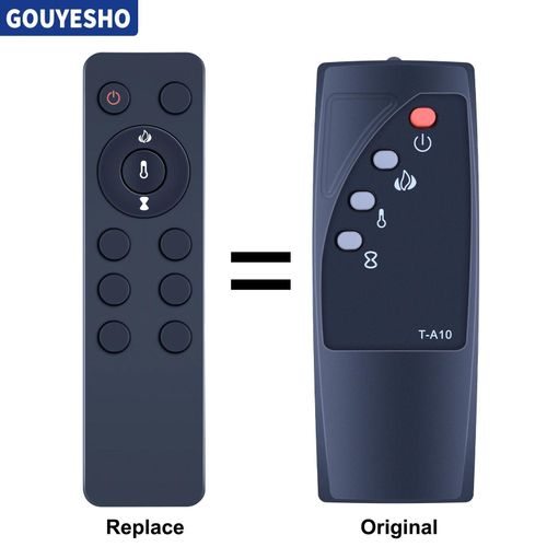 Télécommande de remplacement pour poêle de cheminée électrique infrarouge Duralame, neuve