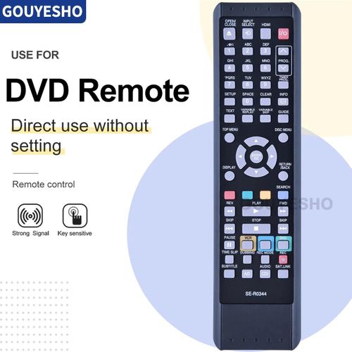 SE-R0344 Télécommande pour Toshiba Rdxv59dt Rdxv60kb RD-XV59DT-K-TB HDD DVD enregistreur SE-R0344