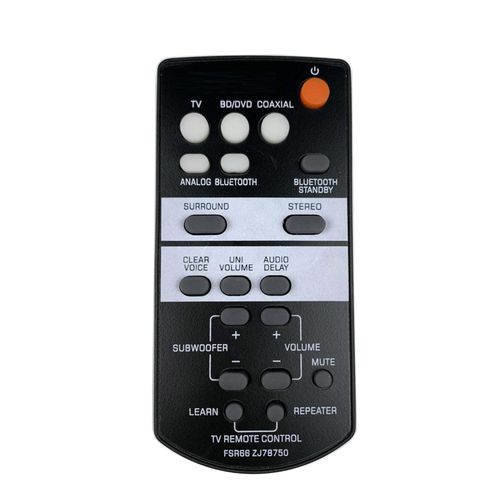 Nouveau Fsr66 Zj78750 Pour Télécommande De Barre De Son Yamaha Yas-103bl Yas-152 Yas-103 Ats-1030 Ats-1520 Ats-1080