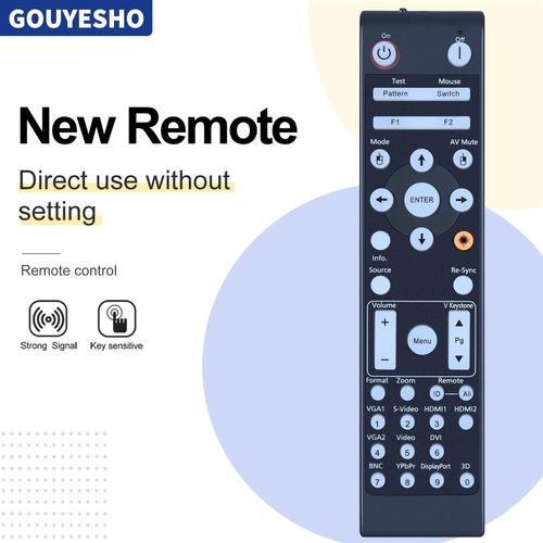 Nouvelle Télécommande BR-3070L Pour Optoma Projecteur EH515 EH515T W415 Waffair W515 EH505-B