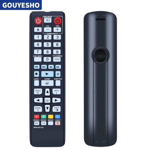 Nouvelle télécommande AK59-00172A pour Samsung BD-F5700 BDHM57CZA BD-H6500 BD-H6500/ZA BD lecteur DVD Blu-Ray Disc
