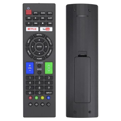 Télécommande universelle pour TV Sharp RC5112 GB147WJN1 GB139WJN1 RC1912 GA903WJSA RC4846 GB042WJSA GB071WJSA GB139WJSA RC4847 Black