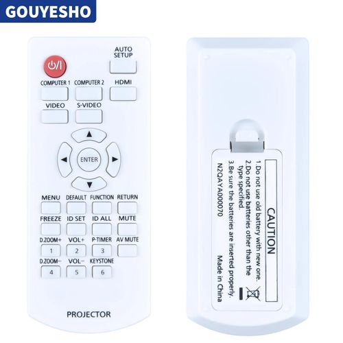 Nouvelle télécommande pour Panasonic MXDA PT-VX600 PT-VZ570 PT-ST10 PT-ST10U PT-VX400 PT-VX400NTU N2QAYA 000070 Projecteur PT-VX420 PT-VX420Z