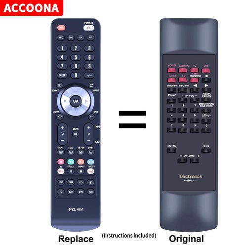 Télécommande EUR644858 pour Amplificateur SA-EX120 Technics