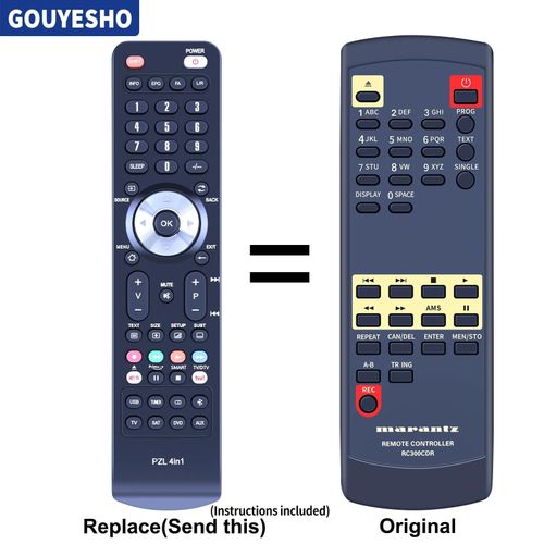 Télécommande de remplacement pour enregistreur CD Marantz Pro, RC300CDR, CDR300, nouveau