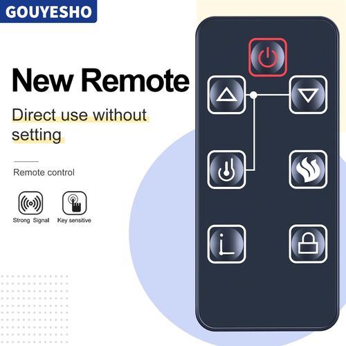 Nouvelle télécommande pour cheminée électrique Intertek Insert IF-60FSB IF-70FSB IF-50FSB