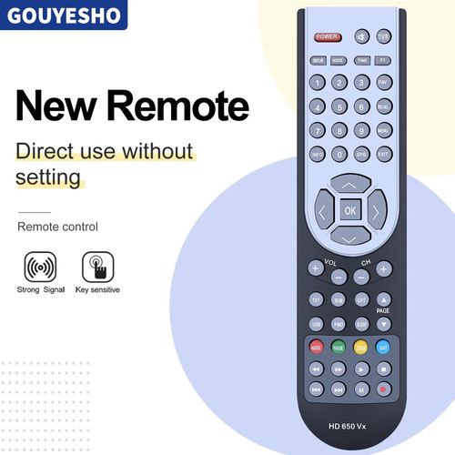 Télécommande pour récepteur MEGASAT, HD 640 T2, HD 750 T2, HD 650 VX, Nouveau