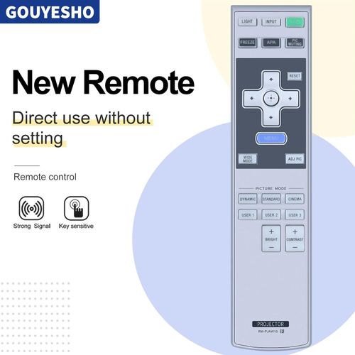 Nouveau RM-PJAW10 Télécommande Pour Sony 3LCD Projecteur VPL-HW10 VPL-VW95ES VPL-HW30EW VPL-AW10 VPL-AW15 VPL-BW7