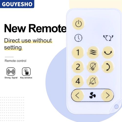 Nouveau pour Woozoo 5 vitesses Globe Fan 2024 modèle PCF-SC15T-CT télécommande de remplacement