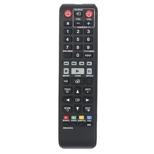 Nouvelle télécommande de remplacement AK59-00167A adaptée au lecteur DVD Samsung Blu-ray BD-J6300 BD-F7500 BD-J7500