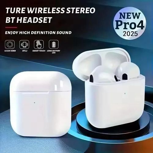 ZLRLMHY Pro 4 Original TWS dans l'oreille sans fil Bluetooth écouteurs Pro4 écouteurs adaptés pour Xiaomi Huawei IPhone Samsun écouteurs B