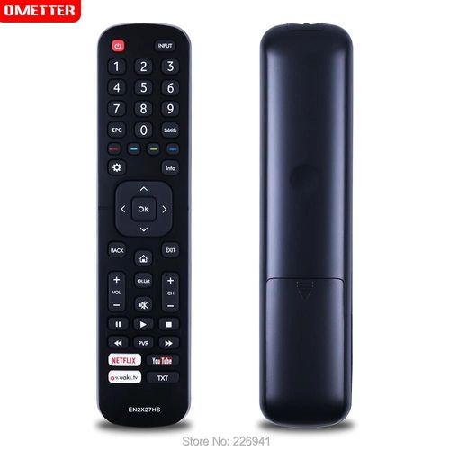 Commutateur de télécommande de télévision intelligente, sans fil pour Hisense 43K300UWTS 65M7000 EN2X27HS 4K